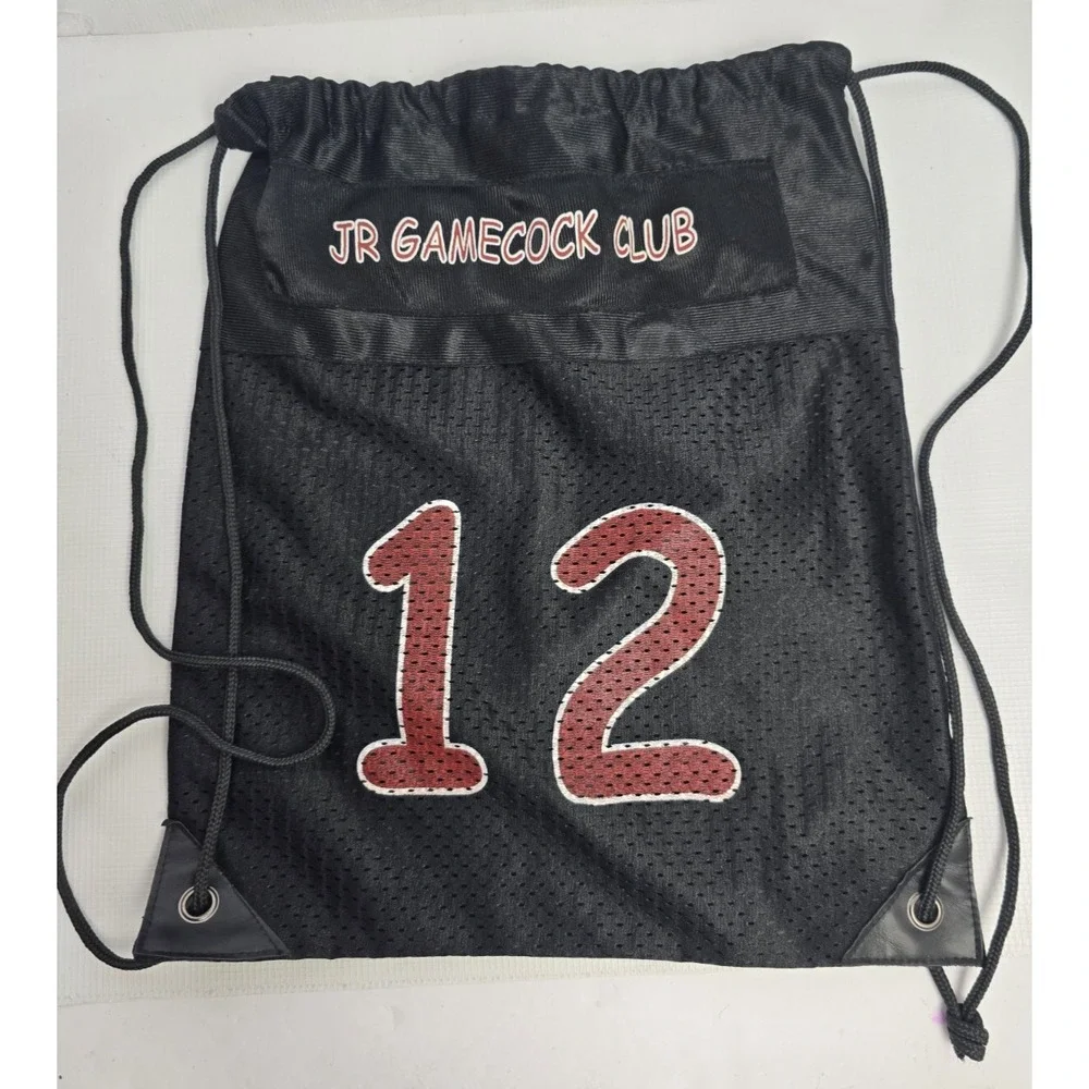 Jr Gamecock # 14 Logo & Light Wash Laundry Bag Tote